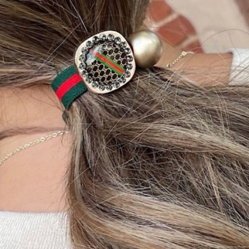 Designer inspired hair tie